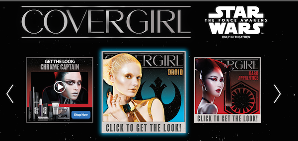 covergirl star wars marketing promotion